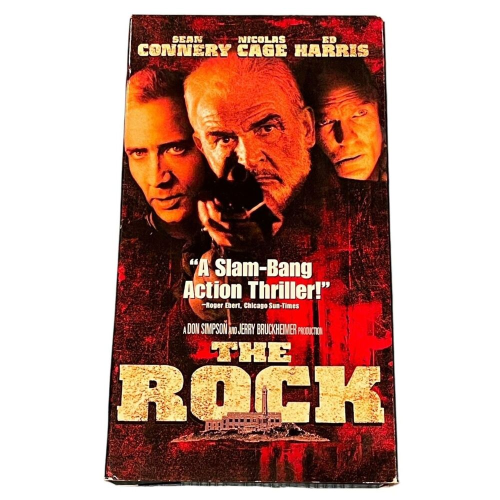 The Rock (VHS, 1998) TESTED Tape And Cover